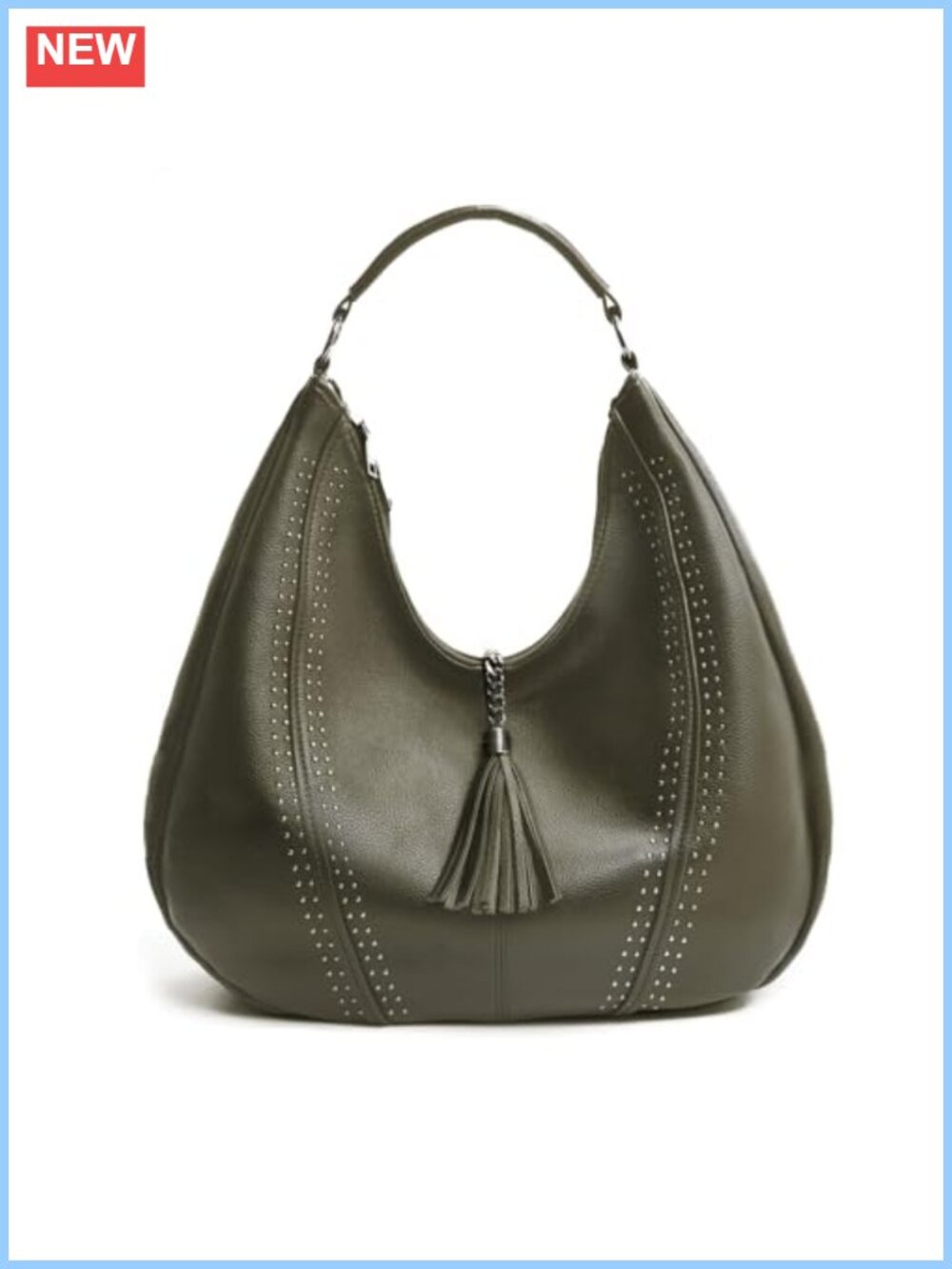 Oversized PU Leather Hobo Bag Crossbody Shoulder Tote Large Capacity